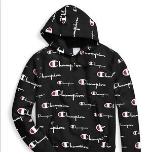 Champion logo hoodie